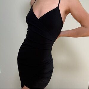 Honey and Rosie Black Mini Dress